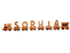 Buylyft Personalized Wooden Name Puzzle Train – Montessori Baby Toy & Custom 1st Birthday Gift