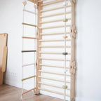 Buylyft Rope Ladder with Wooden Rungs & Premium Soft Cotton Ropes for BuyLyft Wall-Mounted Climber