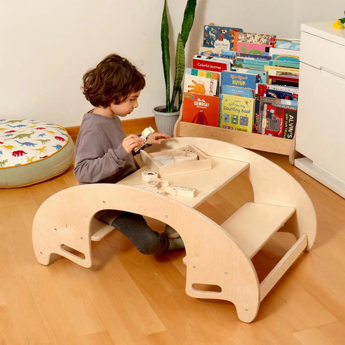 9 Piece Wooden Montessori Animal Puzzle Box – Natural Waldorf Sensory Toy for Toddlers