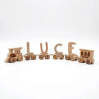 Buylyft Personalized Wooden Name Puzzle Train – Montessori Baby Toy & Custom 1st Birthday Gift